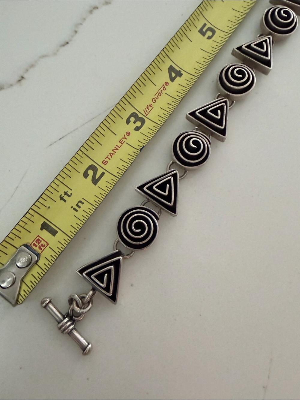 Hi Ho Silver San Francisco Artisan Mexican Sterling Silver Modernist Bracelet 92